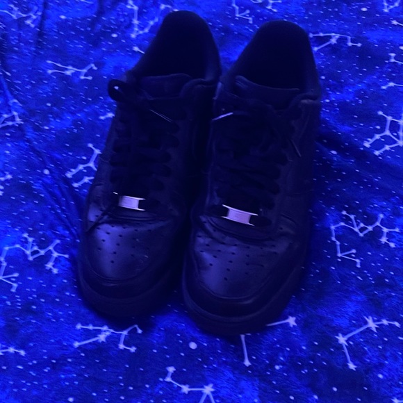 Black Air Force 1s - Picture 1 of 3